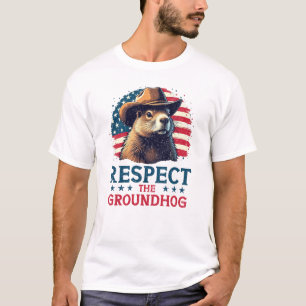 Camiseta Respeto a los Groundhog - Voces De Cowboy