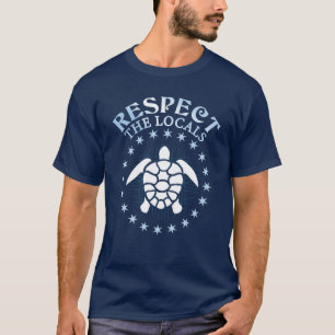 Camiseta Respeto a los lugareños - Cita de buceo para la co