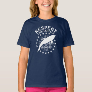 Camiseta Respeto a los lugareños - Cita de Delphin Lover