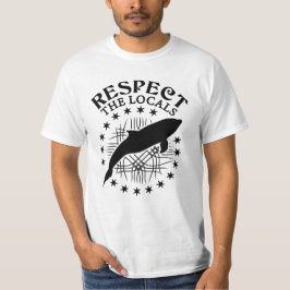 Camiseta Respeto a los lugareños - Cita de Delphin Lover