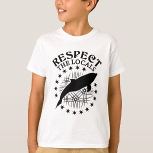 Camiseta Respeto a los lugareños - Cita de Delphin Lover