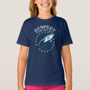 Camiseta Respeto a los lugareños - Cita de Delphin Lover