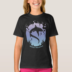 Camiseta Respeto a los lugareños - Conciencia del tiburón