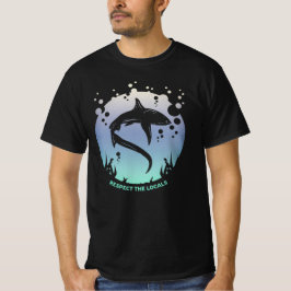 Camiseta Respeto a los lugareños - Conciencia del tiburón