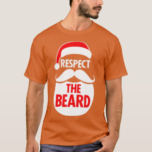Camiseta Respeto a los Navidades de Beard Santa Claus