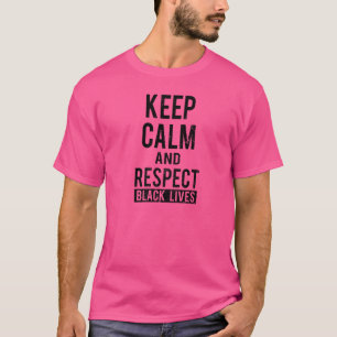 Camiseta Respeto a los negros vive contra el racismo