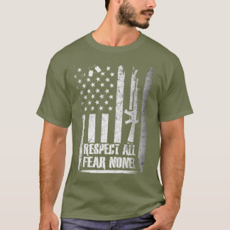 Camiseta Respeto a todos - ¡No temas! Militares
