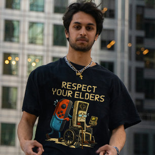 Camiseta Respeto a tus mayores Control de juego retro diver