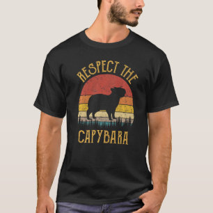 Camiseta Respeto Al Amo Animal De Rodent Shirt De Capibara