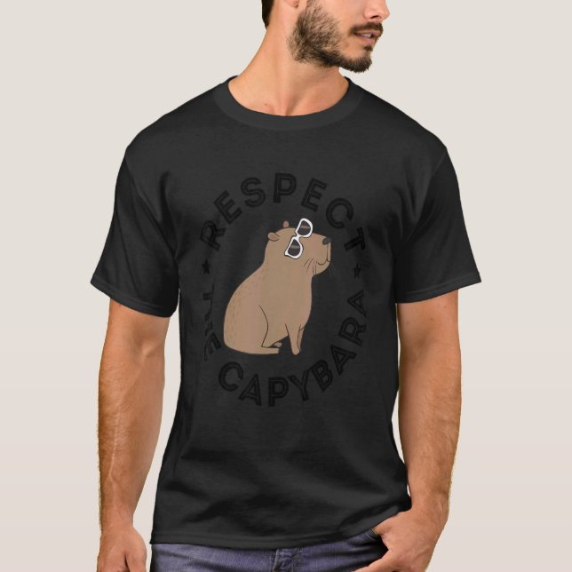 Camiseta Respeto Al Animal Capybara (Anverso)