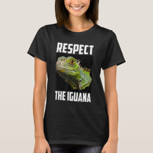 Camiseta Respeto Al Animal De Iguana Photo Reptile Lizard N