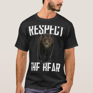 Camiseta Respeto Al Animal De La Vida Silvestre Del Oso Por