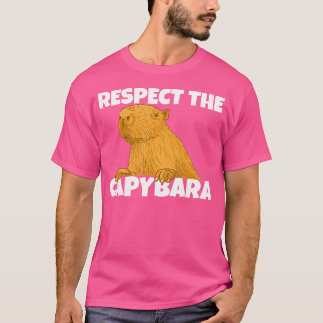 Camiseta Respeto Al Capibara (Anverso)
