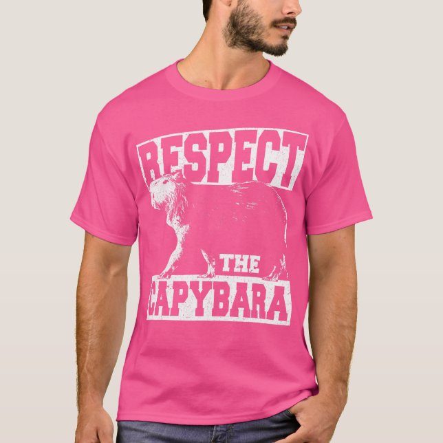 Camiseta Respeto Al Capibara (Anverso)