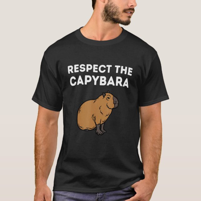 Camiseta Respeto Al Capibara Respeto (Anverso)