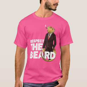 Camiseta Respeto al dragón barbudo de barba