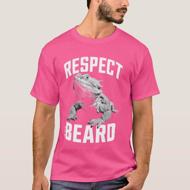Camiseta Respeto Al Dragón Con Barba (Anverso)