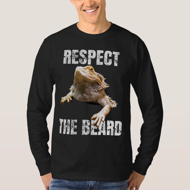 Camiseta Respeto Al Dragón Con Barba (Anverso)