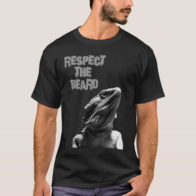 Camiseta Respeto Al Dragón Con Barba (Anverso)