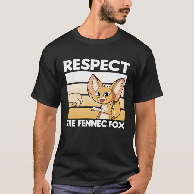 Camiseta Respeto Al Fennec Fox 1 (Anverso)