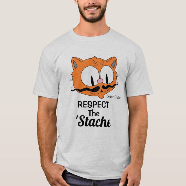 Camiseta Respeto Al Gato Personalizado De Cosas (Anverso)