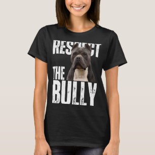 Camiseta Respeto al macabro y sarcástico perro callejero es
