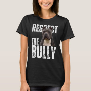 Camiseta Respeto al macabro y sarcástico perro callejero es