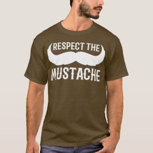 Camiseta Respeto al regalo de Caballero Mustache