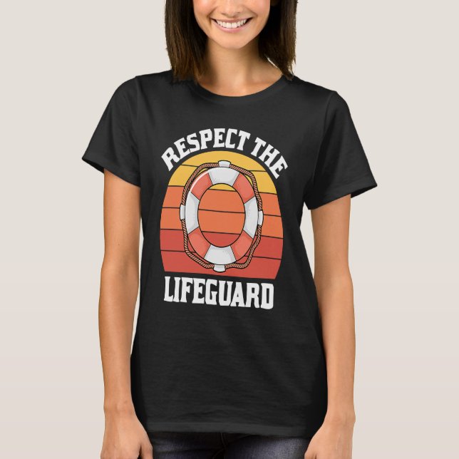 Camiseta Respeto Al Salvavidas Que Baño (Anverso)