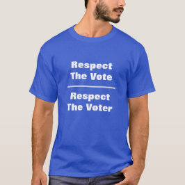 Camiseta Respeto al voto y al votante