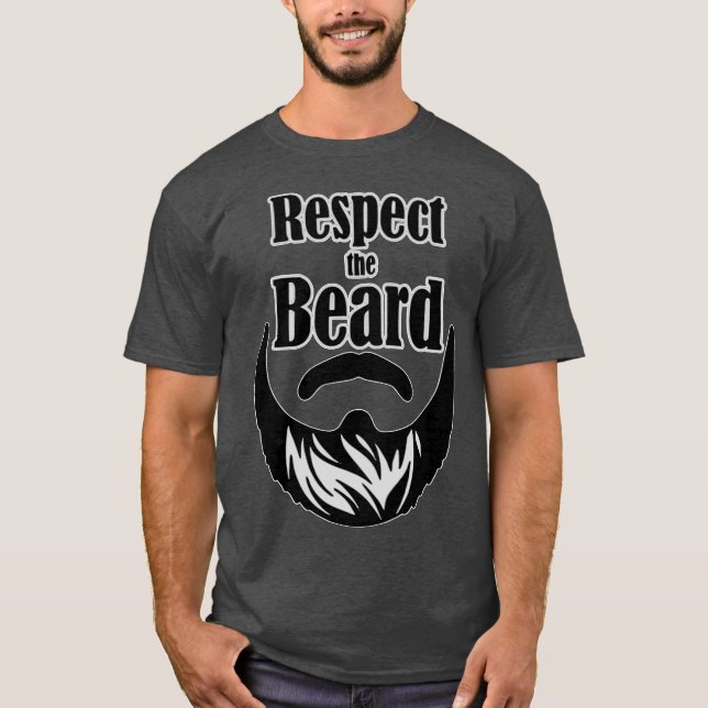 Camiseta Respeto con barba (Anverso)