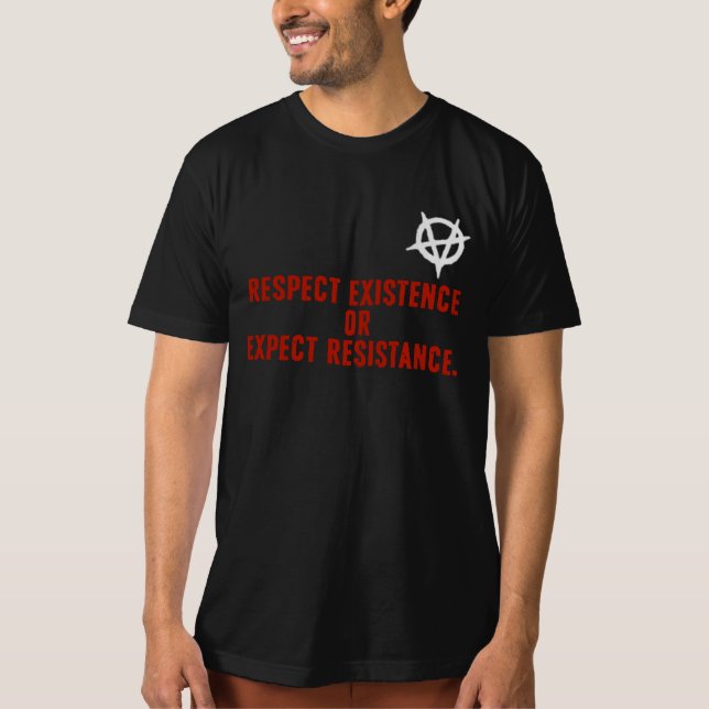 Camiseta Respeto de existencia o de resistencia esperada (Anverso)