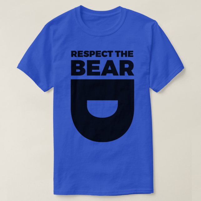 Camiseta Respeto De La Barba (Diseño del anverso)