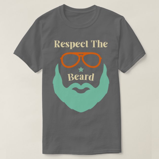 Camiseta Respeto De La Barba 1 1 (Diseño del anverso)