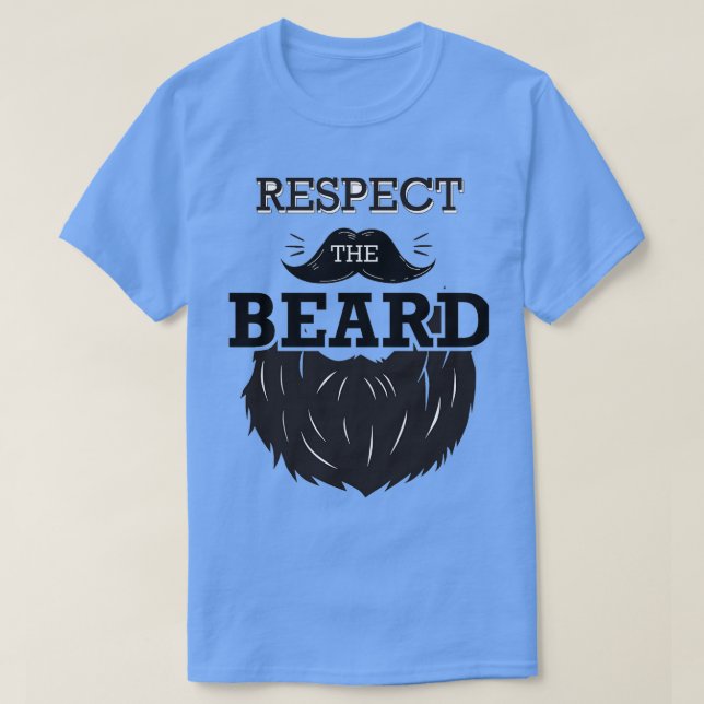 Camiseta Respeto De La Barba 7 1 (Diseño del anverso)