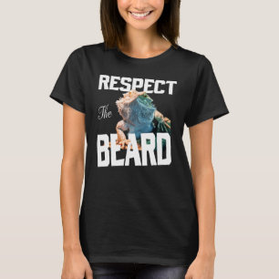 Camiseta Respeto De La Barba Dragon Lizard Reptile Po