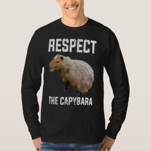 Camiseta Respeto Del Capibara Capibara Rodent
