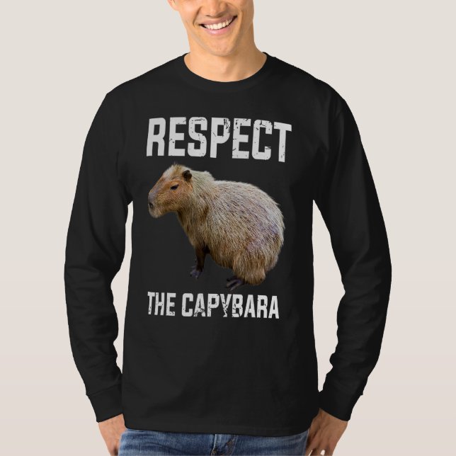 Camiseta Respeto Del Capibara Capibara Rodent (Anverso)