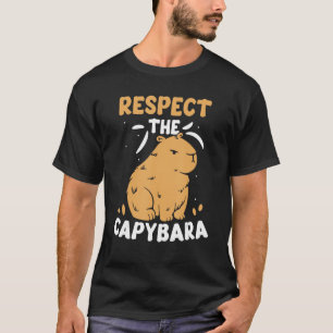 Camiseta Respeto Del Roedor Animal Capybara Capybaras