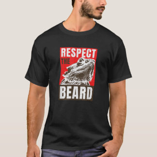 Camiseta Respeto El Dragón Con Cabeza De Barba
