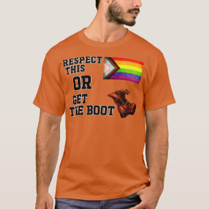 Camiseta Respeto Esto O Obtén La Bandera Del Orgullo Gracio