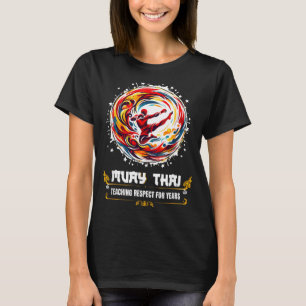 Camiseta Respeto Muay Thai MMA Kickboxing Boxeo Tailandés
