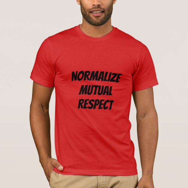 Camiseta Respeto Mutuo (Anverso)