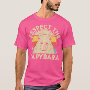 Camiseta Respeto Para Mí A Los Divertidos Capibaras Capybar