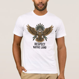 Camiseta Respeto tierra nativa Eagle T-Shirt