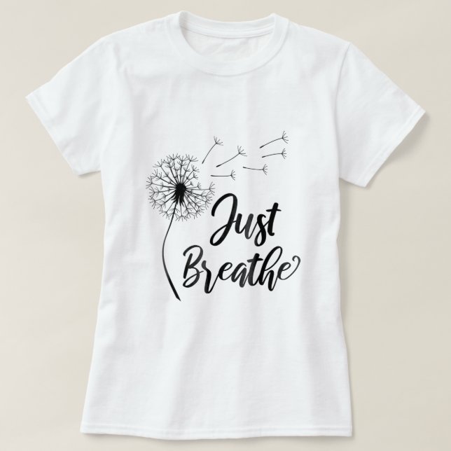Camiseta Respira Dandelion Mujeres Hombres Plus 2XL 3XL (Diseño del anverso)