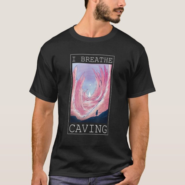 Camiseta Respira el Cave Explorer Cave Cave (Anverso)