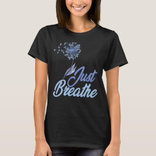 Camiseta Respira la naturaleza botánica de Dandelion Wildfl