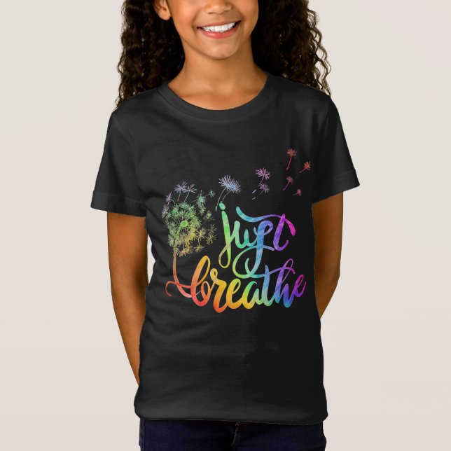 Camiseta Respira | soplo de león en el viento (Anverso)