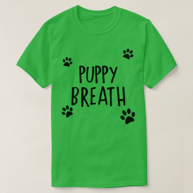 Camiseta Respiración De Cachorro (Diseño del anverso)